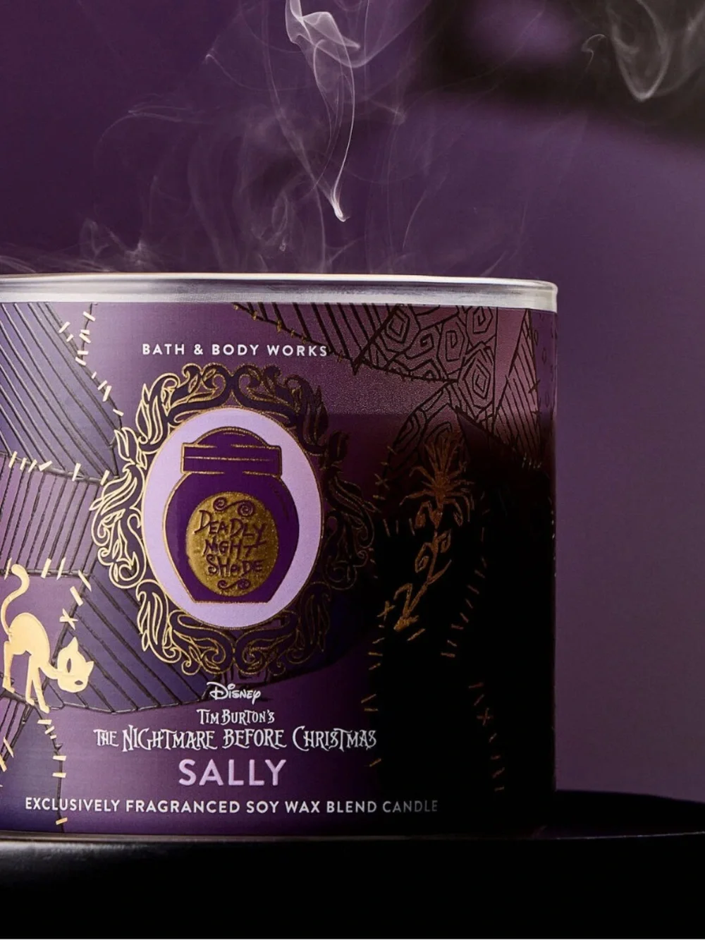 “New”Bath & Body Works-The Nightmare Before Christmas 3 wick Candle